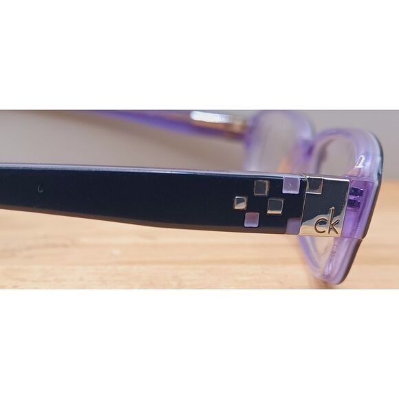 Calvin Klein Platinum 5689 Bordeaux Pink Rectangular Full-Rim Eyeglasses Frames - Picture 12 of 16